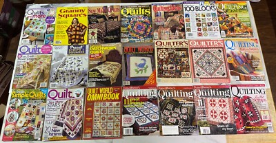 QUILTING magazines quilt maker patchwork McCalls newsletter love of lot 42