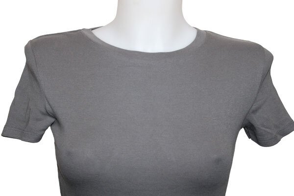 Damen Crop T-SHIRT Antrazitgrau Grau Kurzarm Tw Gr. Xs 34 Neu-image