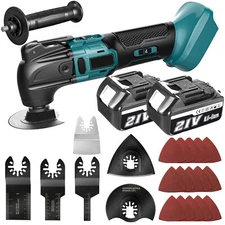 21 V Cordless Oscillating Multi-Tool TOOL w/ 5.5AH High Output Battery,Blades