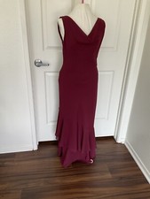 Wine Color Cocktail Dress