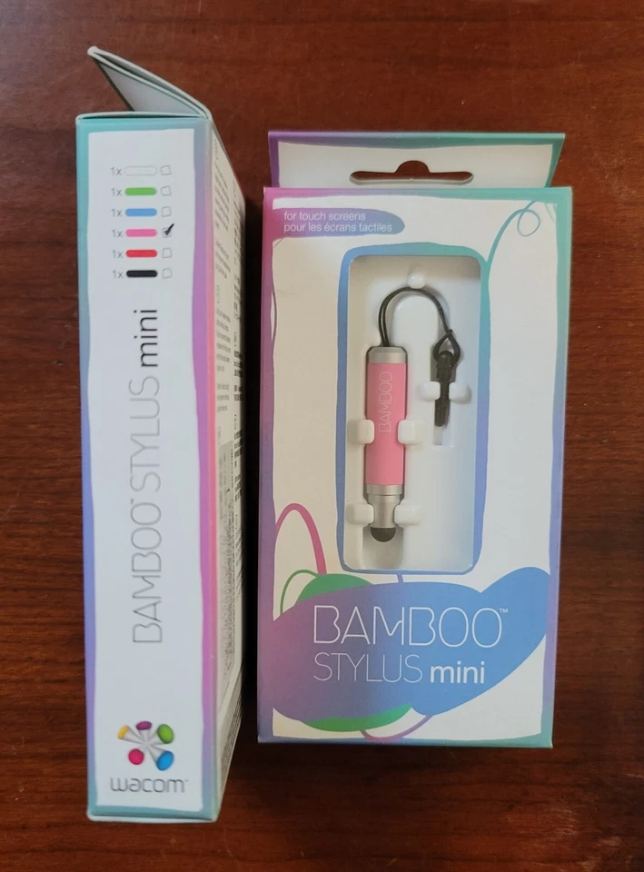 18 Wacom Stylus Bambú Mini Rosa LOTE A GRANEL CS120P Tabletas Universales Teléfonos Inteligentes  Foto 2 de 4