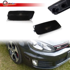 Smoked Lens Housings Set For 2010-2014 VW MK6 Golf GTI Front Side Marker Light
