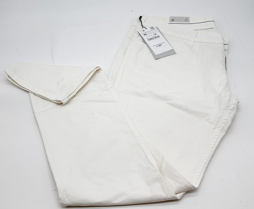 Zara Man Pantaloni Slim 6416 per Uomo Bianco Dritto Chic Taglia | eBay
