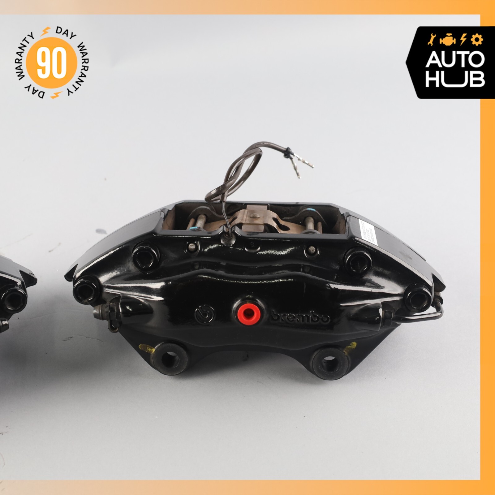 02-07 Maserati M138 Coupe 4200 Front Left & Right Brake Caliper Calipers Set OEM
