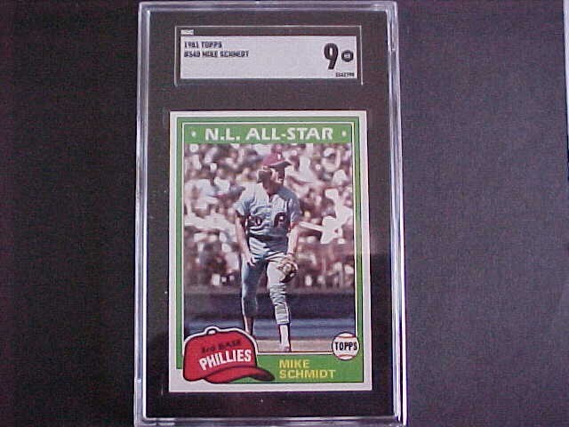 1981 Topps Mike Schmidt #540 SGC 9 Mint
