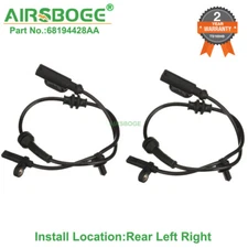 2X Rear Left Right Side ABS Wheel Speed Sensor For Dodge Dart 14-16 68194428AB