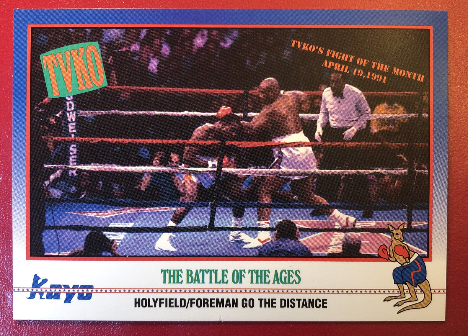 1991 Kayo Boxing Evander Holyfield/George Foreman #211