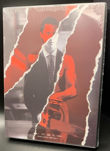 AMERICAN PSYCHO - MANTA LAB DOUBLE LENTICULAR-A 4K UHD BLURAY STEELBOOK *SEALED* - Picture 4 of 22