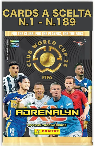 PANINI ADRENALYN XL FIFA CLUB WORLD CUP 2025 25 CARDS A SCELTA N.1 - N.189 - 第 1/1 張圖片
