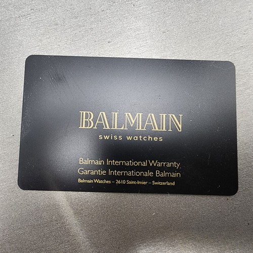 Balmain Eirini Tankuhr Damen 25 mm schwarzes Zifferblatt roségoldfarben achteckig - Bild 14 von 15