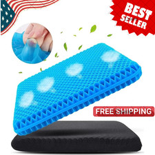 Honeycomb Breathable Gel Seat Cushion 2.5cm Thick Cooling Orthopedic Support