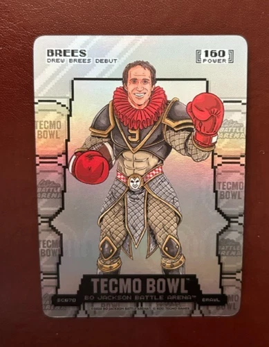 2026 Bo Jackson Battle Arena Tecmo Bowl Brees Brawl Silver Coin Flip #SC670 P160