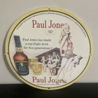 VINTAGE PAUL JONES DRINK LADY SERVICE GASOLINE OIL PORCELAIN SIGN