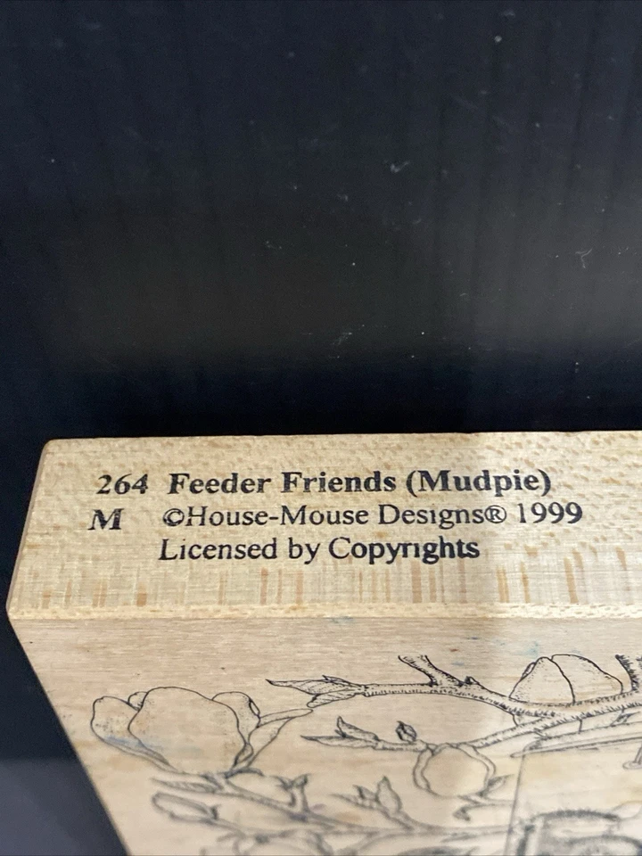 Stampa Rosa Rubber Stamps House Mouse Designs Feeder Friends (Mudpie) - Image 2 of 4