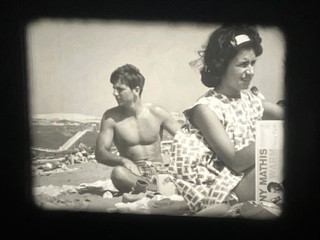 16mm Home Movies film CALIFORNIA Teen Beach Party and Girls SLUMBER PARTY