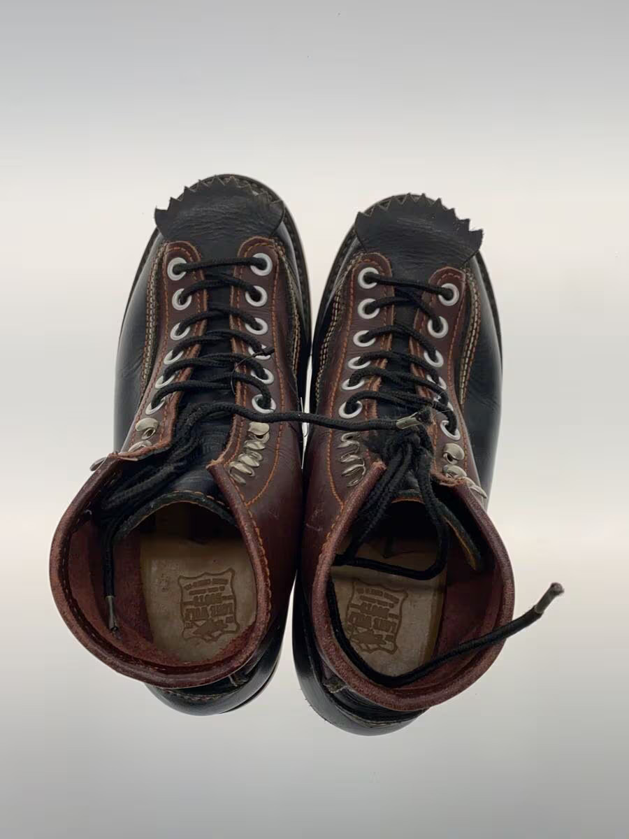 LONE WOLF Boots Work Boots Leather F01615 Brown Size 7 | eBay
