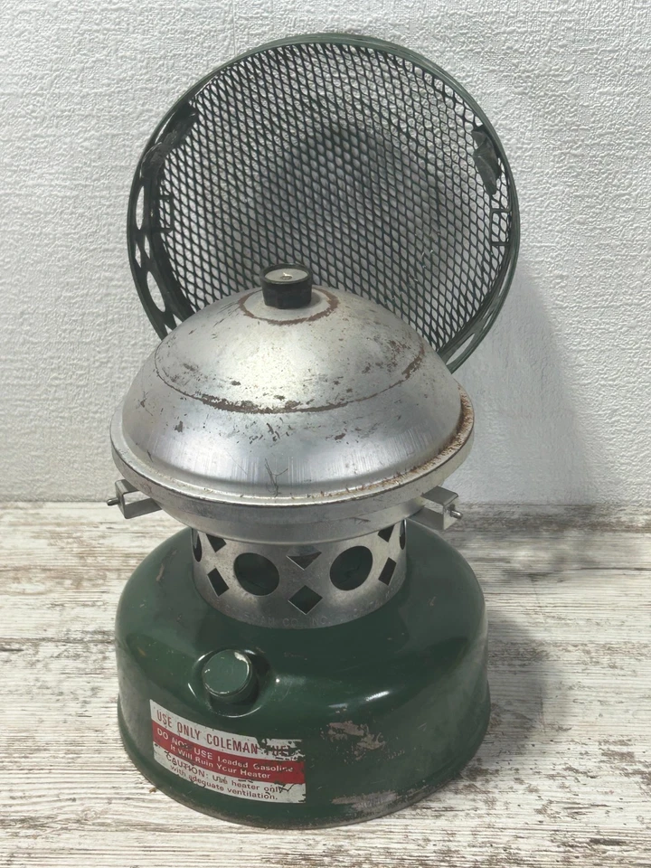 Calentador catalítico camping COLEMAN 3500 BTU modelo 512A700 de colección en caja original Foto 2 de 3