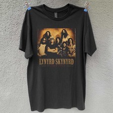 Lynyrd Skynyrd Circa 1976 Unisex Black Cotton T-shirt S-5XL