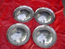 Chevrolet Early 1953 Corvette 53 Belair Hubcap Set 4 15 Wheel Covers Caps