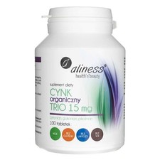 Aliness Bio-Zinc Trio 15 mg 100 comprimés 3 Formes Organiques vegan Peau