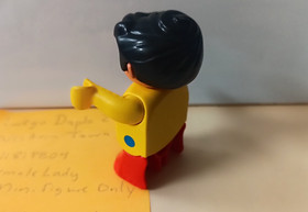 Lego Duplo 2435 Western Town Female Lady Minifigure Only 31181pb04