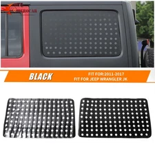 Rear Window Triangle Sticker Trim For Jeep Wrangler JK 4Door 2011-18 Accessories