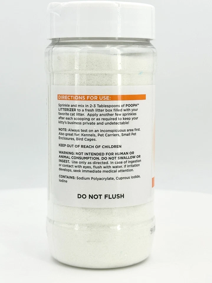 POOPH Litterizer Caja de arena Desodorizante, Fórmula Multi-Gato, Pack de 2 Foto 2 de 3