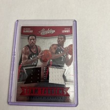 Panini 2016-17 Absolute Team Tandems #11 DeRozan Lowry Raptors Serial Memorabil…