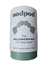 NEW Nodpod Weighted Sleep Mask Blanket For Your Eyes - Sage Green