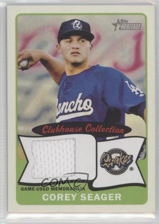 Corey Seager trading card
