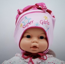 JACOB Baby Girls  100 Cotton Pink Embroidered Hat Sz 6 Months NWT