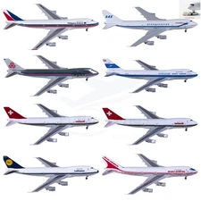 1:400 Phoenix B747-200 Philippine/SAS/Cargolux /Kuwait/Swissair/India+Tractor