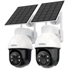 aosu 3K/5MP Solar Security Cameras System Wireless Outdoor, Battery... Fast Ship