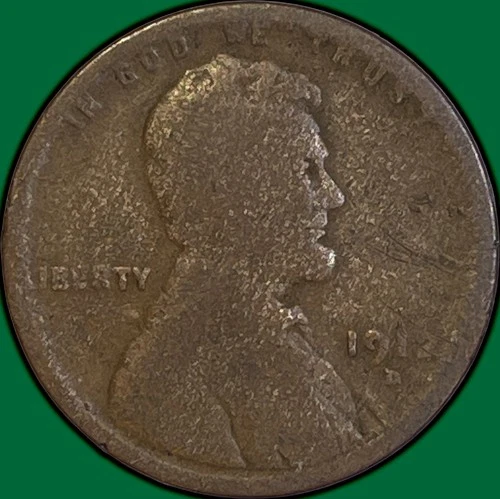 1912-D Lincoln Wheat Cent Good G Coin #36166