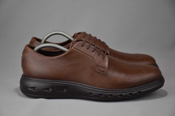 Men Ecco Heels Brown Leather 42
