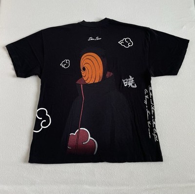 The Darc Sport x Naruto Shippuden ''Side By Side'' colab T SHIRT L Obito UCHIHA