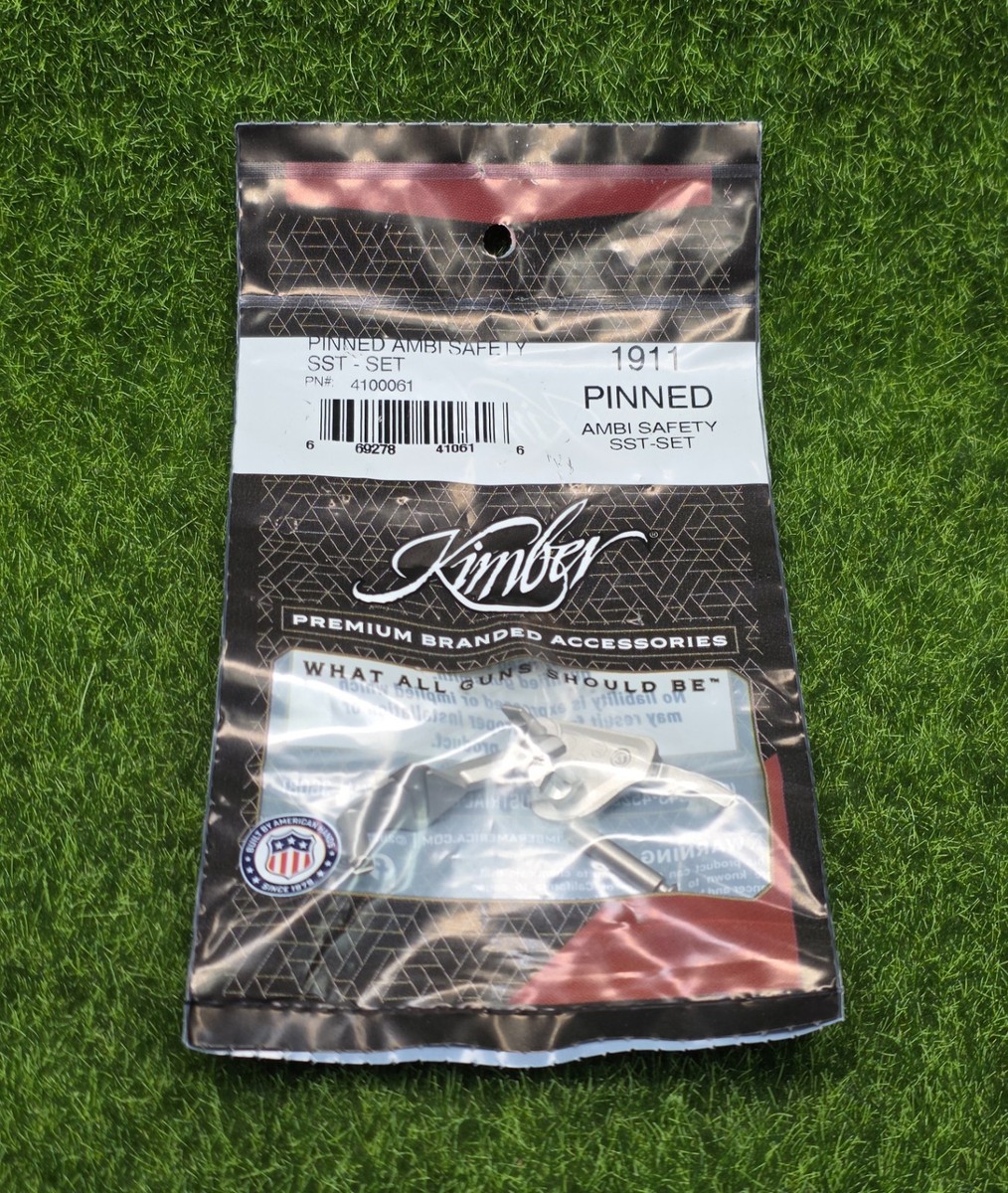 Kimber OEM 1911 Pinned Ambidextrous Safety Set, Stainless