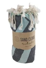 Sand Cloud Geo Turtle Seaglass 100% Turkish Organic Cotton 37"x67" Beach Towel