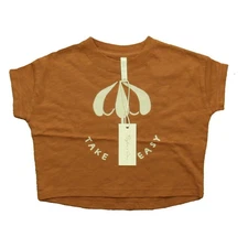 Rylee + Cru Toddler Boxy Tee Take It Easy 12-18 Months Casual Top