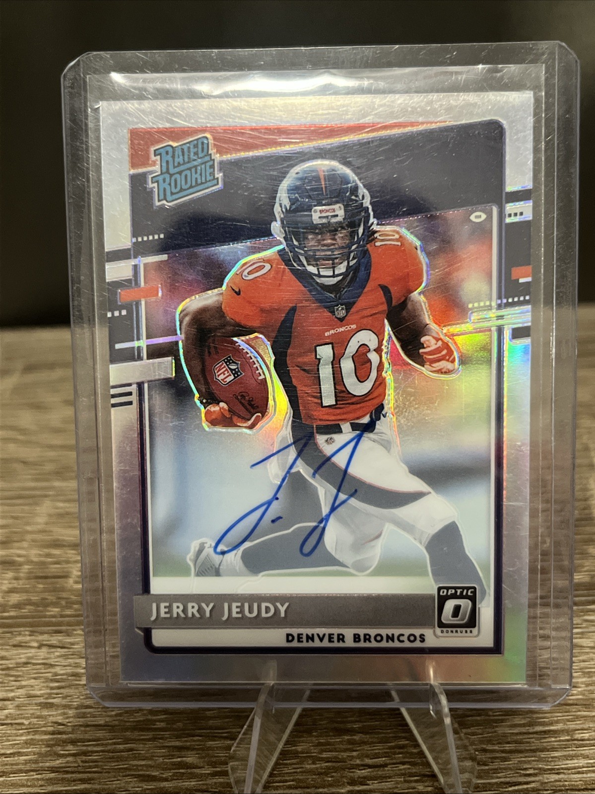 2020 Panini Donruss Optic Jerry Jeudy Holo ROOKIE Auto /99