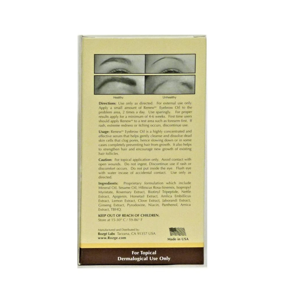 Rozge Cosmeceutical - Renew Eyebrow Revitalizer Oil - Image 2 of 2
