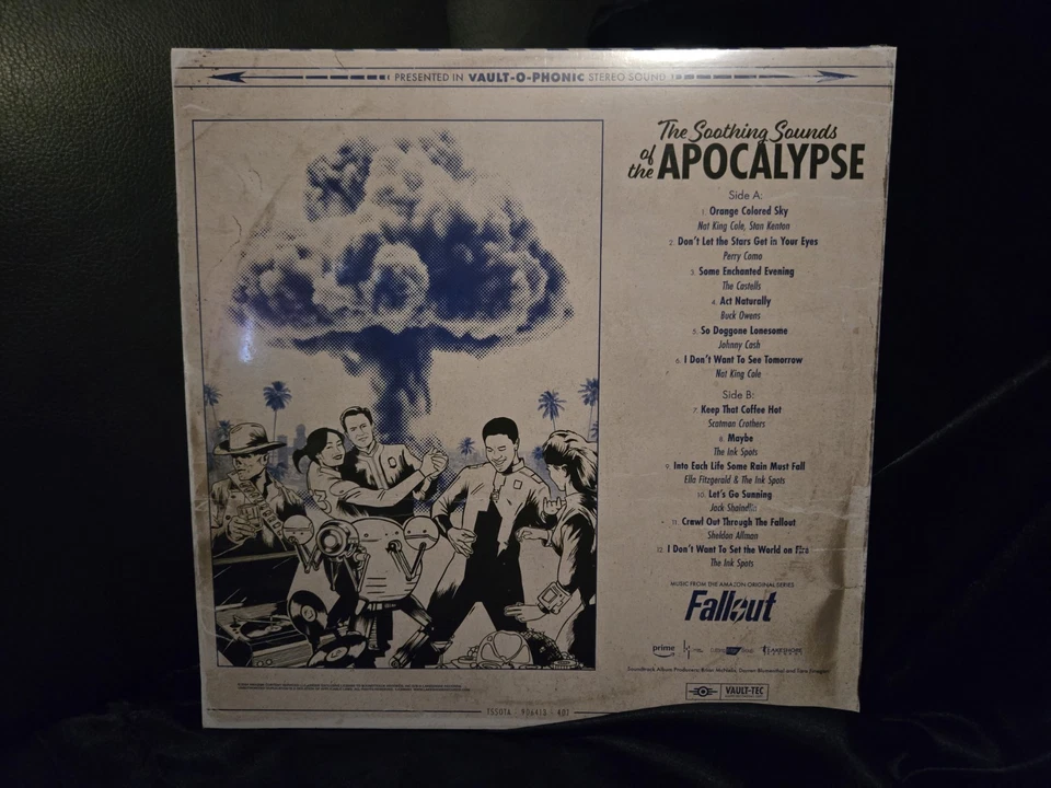 Fallout: The Soothing Sounds Of The Apocalypse Vinyl Soundtrack LP Blue Smoke - Image 2 of 2