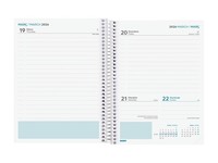 Finocam Kalender 2025/2026: 1 Tag/Seite Sept-Juni Schwarz