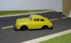 CADUM PAX PORSCHE 356 yellow scale around 1/72 PLASTIC MINT