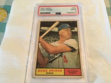 1961 Topps Duke Snider PSA 2