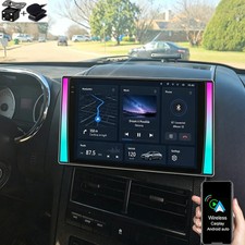 2G 64GB 4-Core Android 15 10.1" Car Stereo Radio GPS Navi WiFi FM CARPLAY Camera