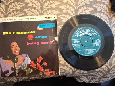ELLA FITZGERALD ''SINGS IRVING BERLIN'' VINYL EP 1958 VG+