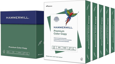 8.5-Inch X 11-Inch Premium Color Copy Paper, 28 Lbs., 100 Brightness, 2500 Sheet