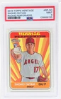 2018 Topps Heritage Shohei Ohtani Rookie Performers #RPSO PSA 9 Rookie RC