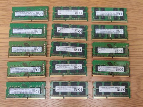 15 X Laptop RAM STICKS "JOB LOT" Tested and working 8GB 16GB